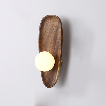 Applique Murale en Bois Naturel – Design Moderne et Chaleur Organique