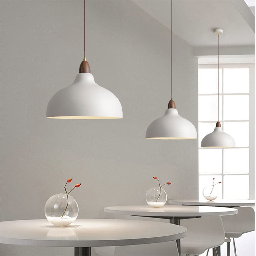 Lampe Suspendue Design en Bois et Métal - Élégance Scandinave, Variété de Couleurs