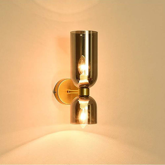 Applique Murale LED Double Tête en Verre – Élégance Moderne et Efficacité Énergétique