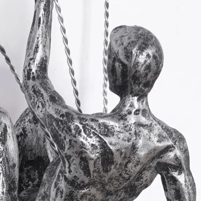 Ascendant | Ensemble de décoration murale homme grimpant créatif