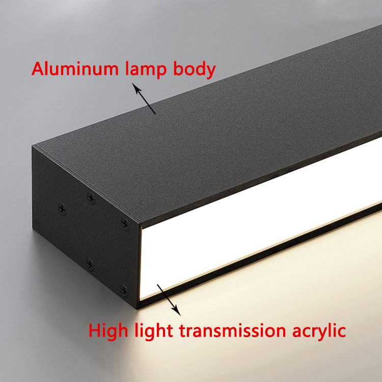 Plafonnier LED Scandinave – Éclairage Moderne en Aluminium et Acrylique pour Salon et Bureau