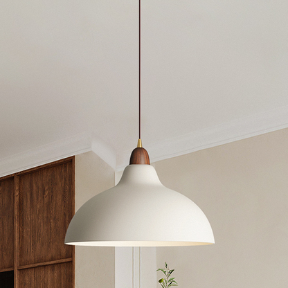 Lampe Suspendue Design en Bois et Métal - Élégance Scandinave, Variété de Couleurs