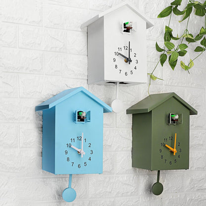 Horloge Murale JoyCoo – Design de Coucou Classique, Sans Fil, en ABS Durable