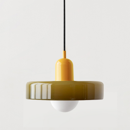 Suspension Bauhaus en Verre - Un Mélange Parfait de Créativité et de Design Moderne