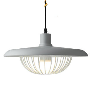 Suspension Imitation Bois - Lampe Suspendue au Style Nordique avec Détails Industriels
