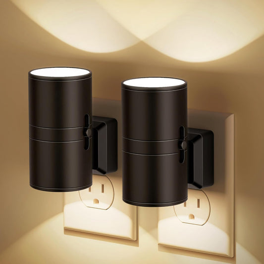 NightNova | Lampe de nuit LED dimmable Plug-In - Luminosité réglable pour chambres et couloirs