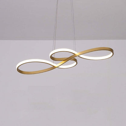 Lampe Suspendue Design Notes de Musique – LED avec Cadre en Métal (Noir, Blanc, Or)