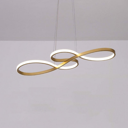 Lampe Suspendue Design Notes de Musique – LED avec Cadre en Métal (Noir, Blanc, Or)