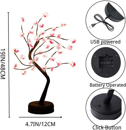 Lampe Bonsai LED Fleur de Cerisier