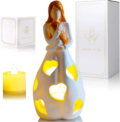 Lampe Eternal Love - Éclairage Romantique et Élégant en Résine Beige
