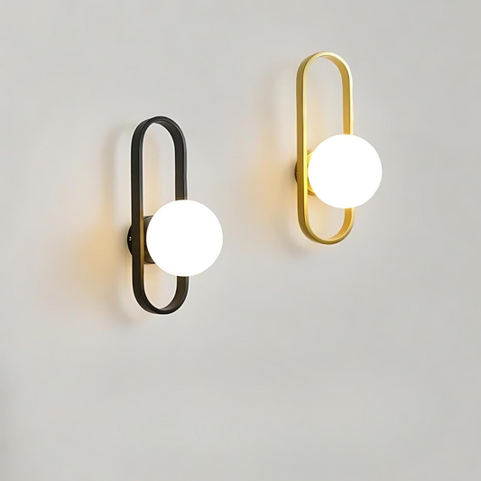 Applique Murale Camille – Lampe LED Élégante en Verre Satiné pour un Éclairage Moderne