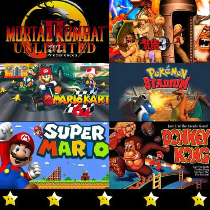 Console Portable Pocket Infinity – Plus de 20 000 Jeux Rétro, Écran 3,5", Connexion TV, Batterie Longue Durée