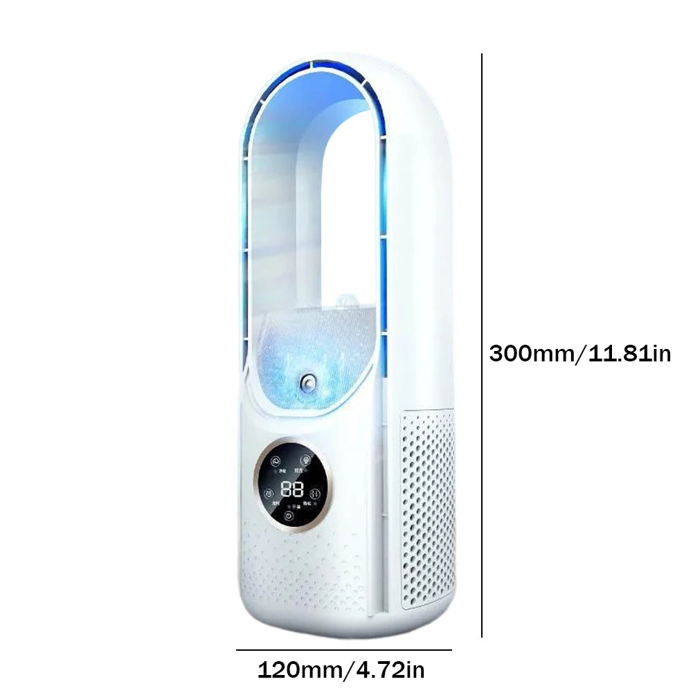 Climatiseur Portable Sans Pales USB – Silencieux, Compact et Écologique – BreezeFlow One pour Bureau & Maison