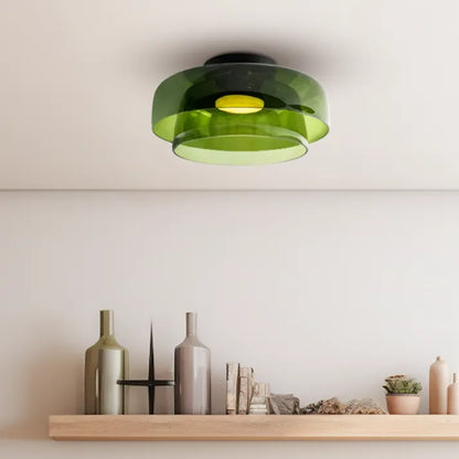 Plafonnier en Verre Design Médiéval Nordique – Éclairage Élégant et Chauffant pour Salon, Chambre ou Salle à Manger