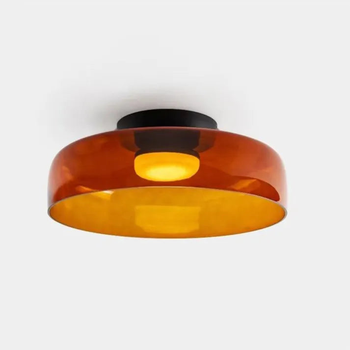 Plafonnier en Verre Design Médiéval Nordique – Éclairage Élégant et Chauffant pour Salon, Chambre ou Salle à Manger