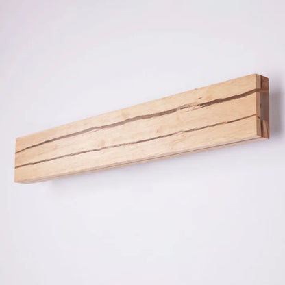 Lampe Murale Moderne en Bois avec Motif Fissuré - Éclairage LED Élégant pour Salon et Chambre