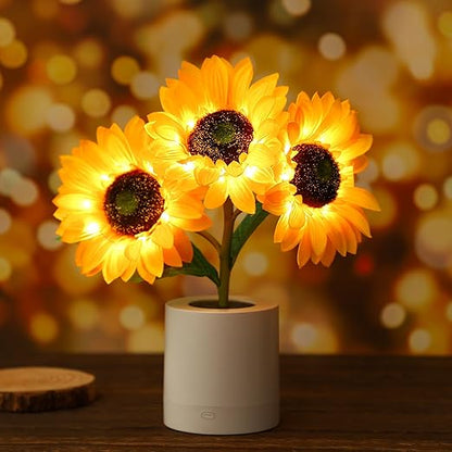 Lampe Tournesol Lumineuse – Éclat Naturel et Élégance Florale