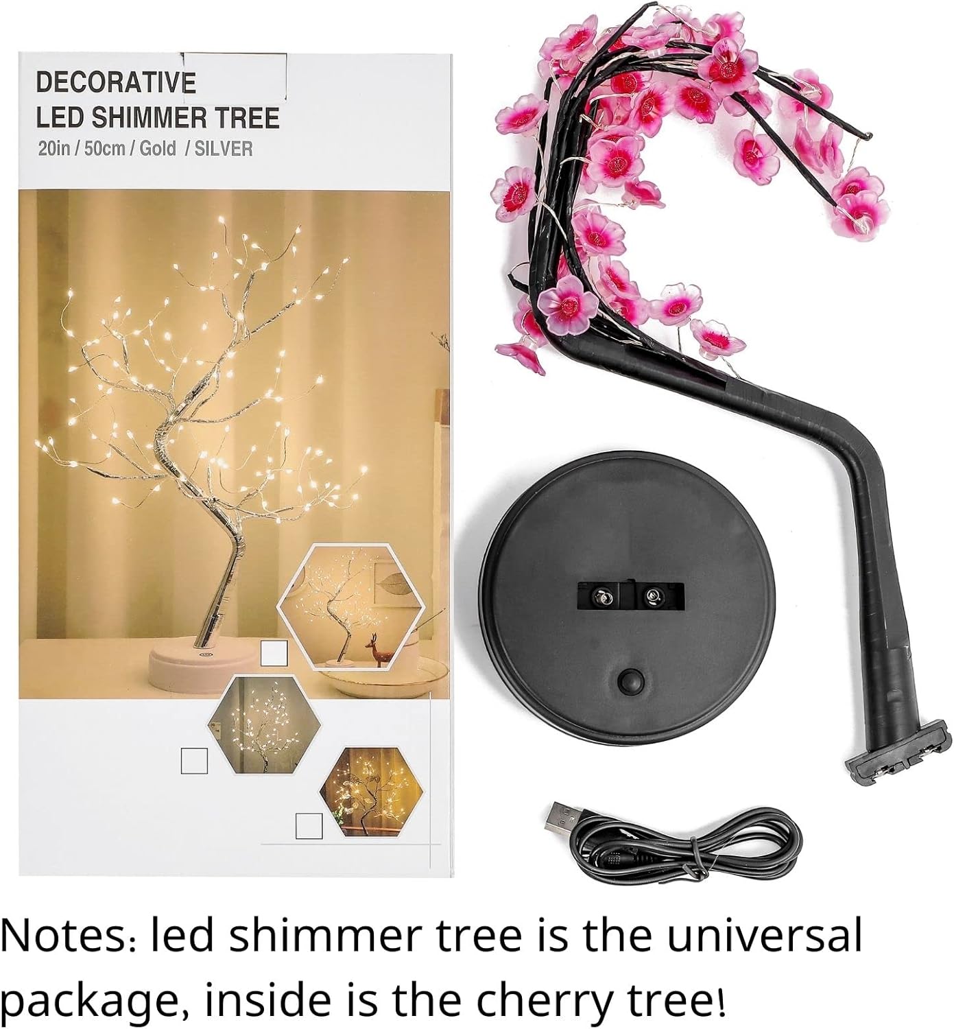 Lampe Bonsai LED Fleur de Cerisier