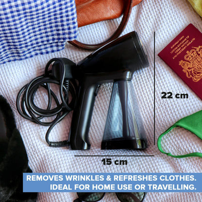 SteamEase – Défroisseur à Main Compact et Puissant pour la Maison et les Voyages
