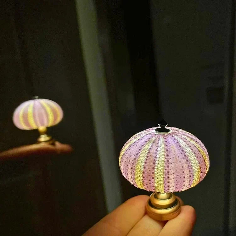 Lampe de Nuit DIY Oursin – Créativité Pratique et Ambiance Vintage