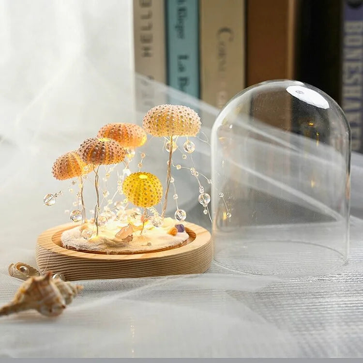 Lampe de Nuit DIY Oursin – Créativité Pratique et Ambiance Vintage