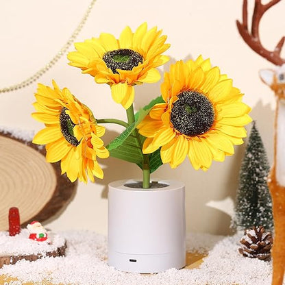 Lampe Tournesol Lumineuse – Éclat Naturel et Élégance Florale