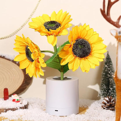 Lampe Tournesol Lumineuse – Éclat Naturel et Élégance Florale