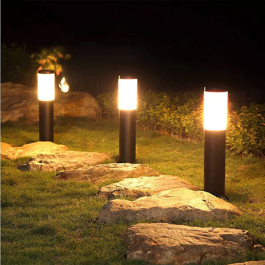 Lampe Solaire de Jardin – Éclairage Extérieur en Acier Inoxydable avec LED Haute Luminosité