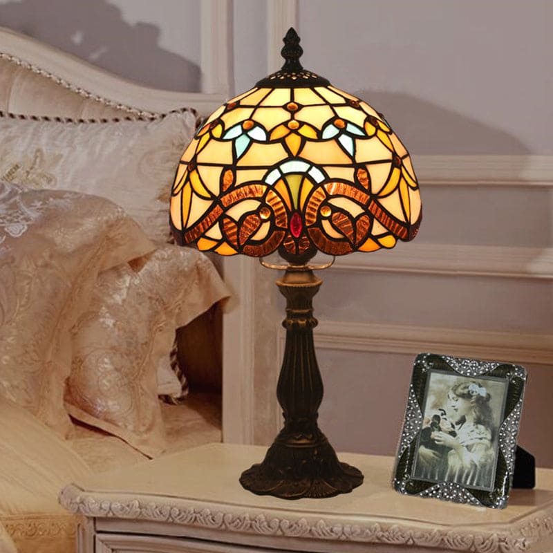 RadiantTints – Lampe Tiffany en verre coloré