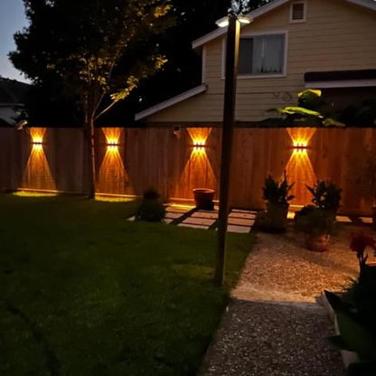 Lumières Solaires Extérieures Up Down – Éclairage Écologique pour Jardin et Terrasse