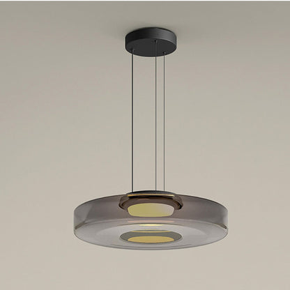 Suspension Lune en Verre - Éclairage Élégant et Modulaire pour Votre Intérieur