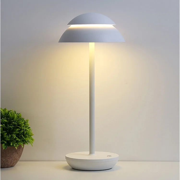 Luminous Prestige – Lampe de Table Rechargeable Sans Fil, Design Minimaliste Scandinave, Dimmable LED