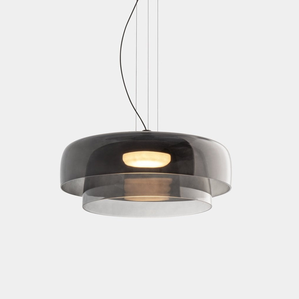 Suspension Moderne en Métal et Verre - Lampe Élégante pour Cuisine et Salle à Manger