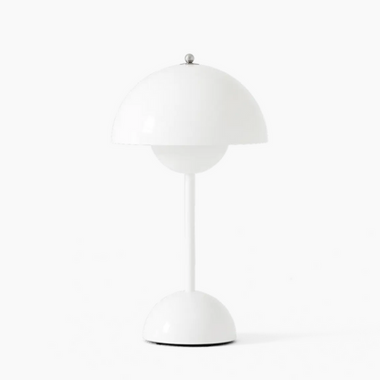 Lampe de Table AuroraGlo - Design Élegant et Sans Fil, Dimmable, Par Verner Panton