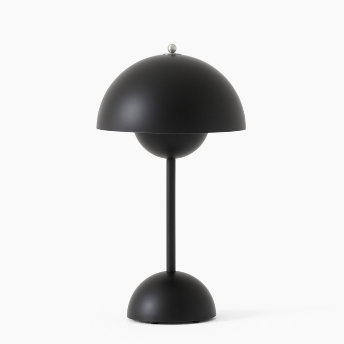 Lampe de Table AuroraGlo - Design Élegant et Sans Fil, Dimmable, Par Verner Panton
