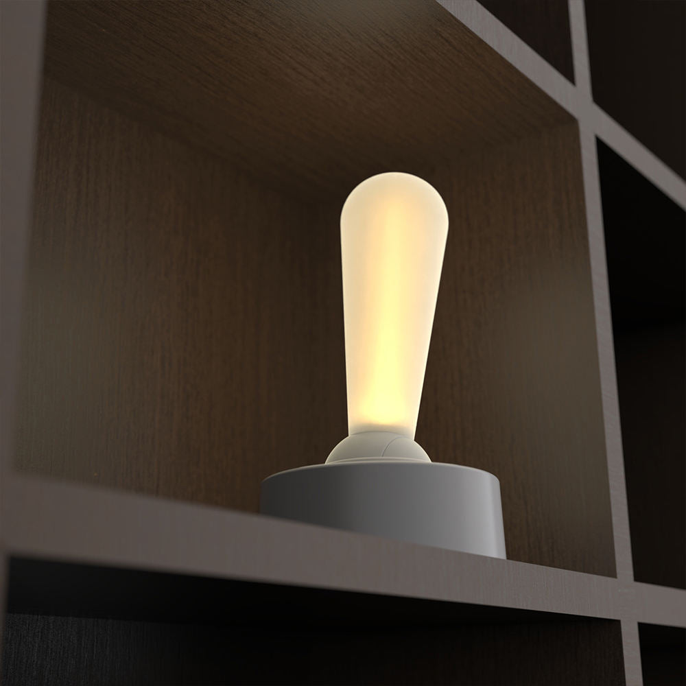 Lampe de Table à Commutateur Rétro - Design Minimaliste et Pratique avec Fonctionnement à LED
