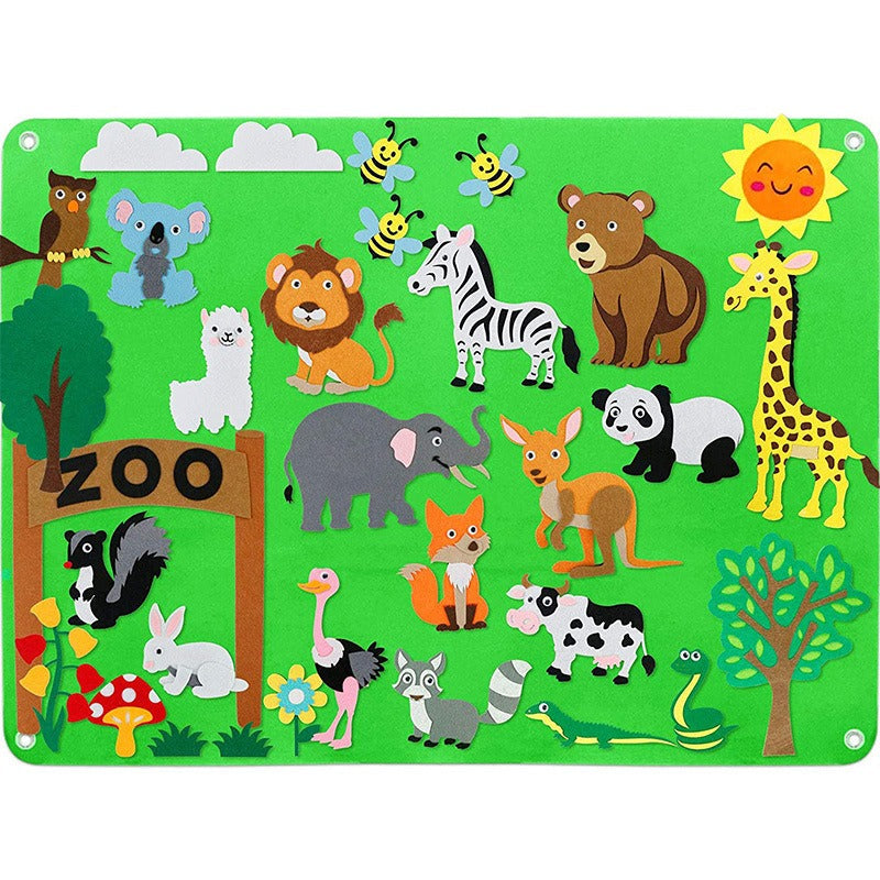 Set de Jeu en Feutrine FantasieVilt – Jouet Éducatif Créatif pour Enfants (2 à 5 ans)