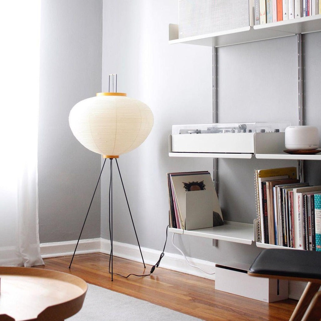 Lampadaire en Papier de Riz - Élégance Minimaliste pour Salon et Chambre