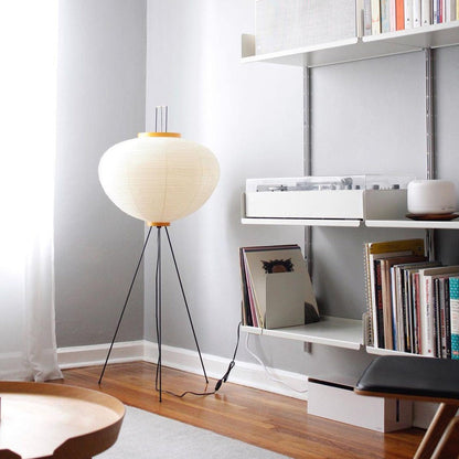 Lampadaire en Papier de Riz - Élégance Minimaliste pour Salon et Chambre