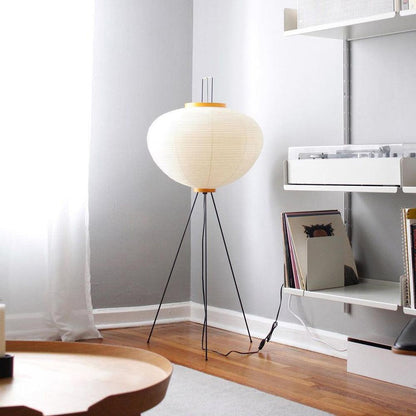 Lampadaire en Papier de Riz - Élégance Minimaliste pour Salon et Chambre