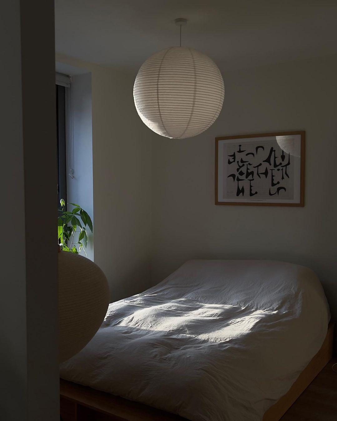 Suspension Akari A Series - Luminaire Japonais Moderne en Papier, Design Élégant et Minimaliste