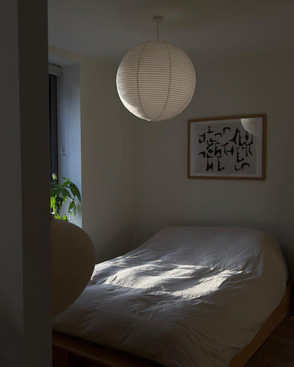 Suspension Akari A Series - Luminaire Japonais Moderne en Papier, Design Élégant et Minimaliste