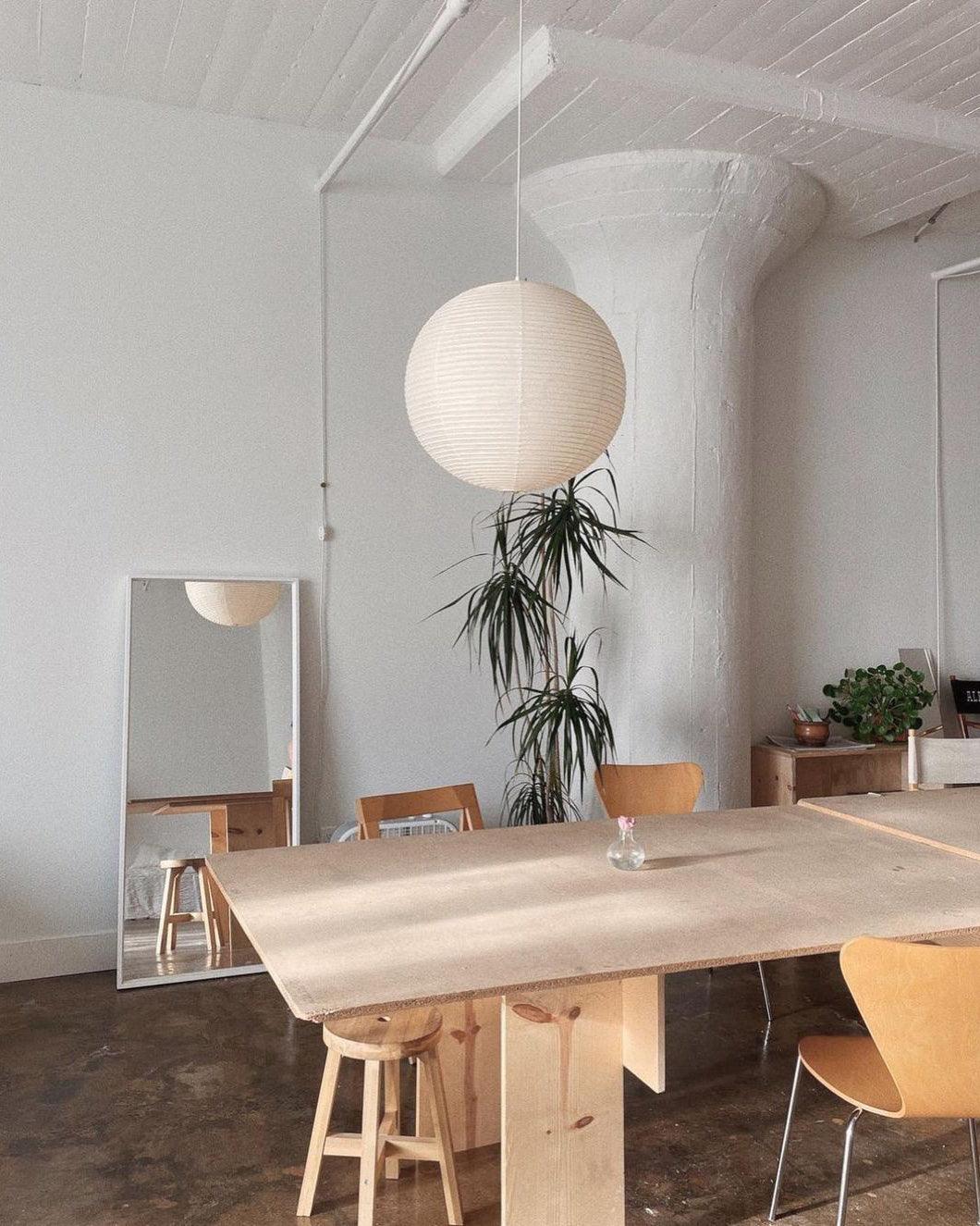 Suspension Akari A Series - Luminaire Japonais Moderne en Papier, Design Élégant et Minimaliste