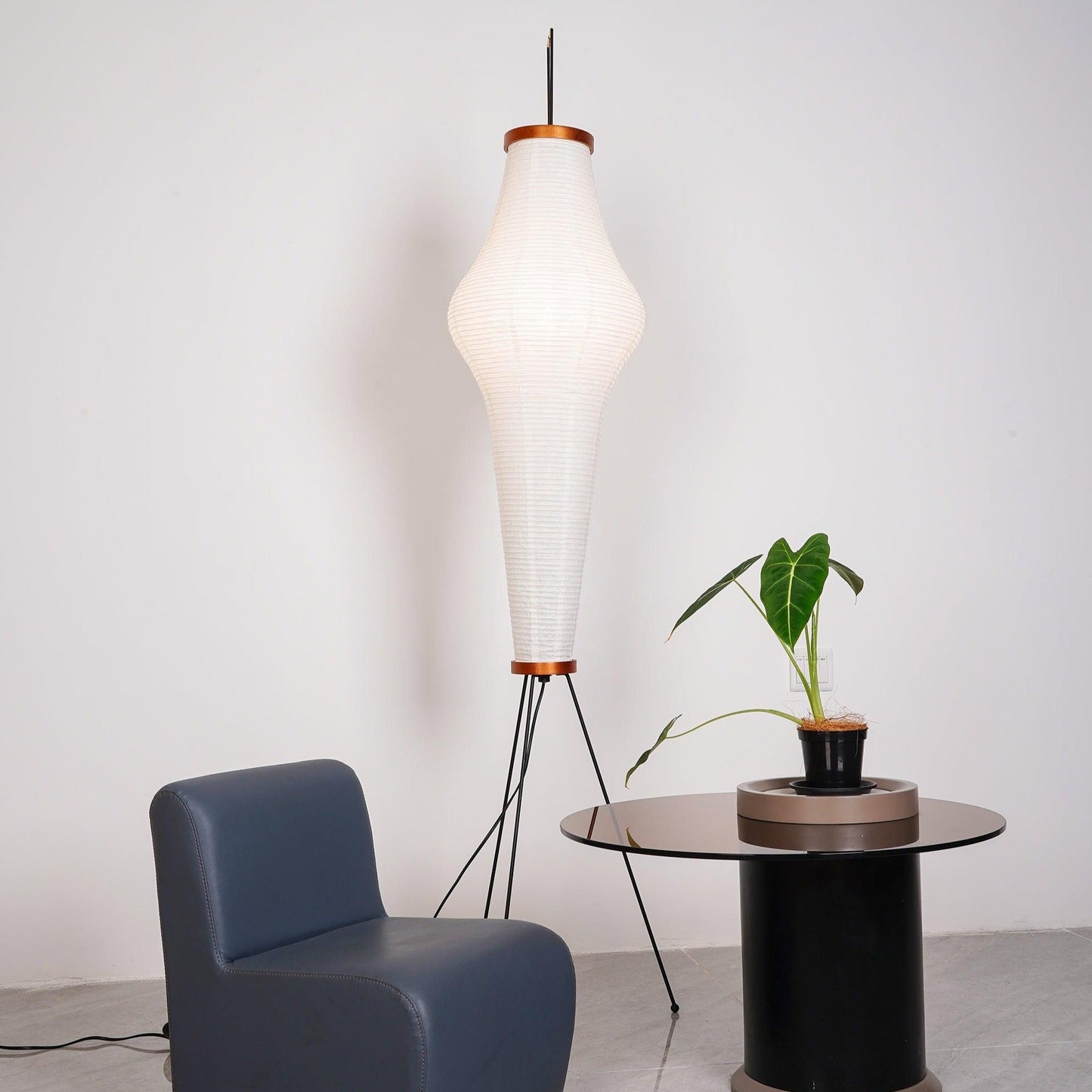 Lampadaire en Papier de Riz - Élégance Minimaliste pour Salon et Chambre