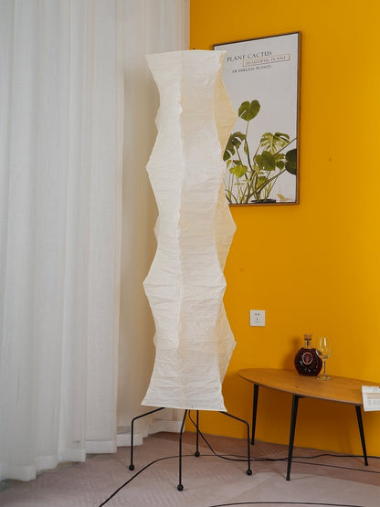 Lampadaire en Papier de Riz - Élégance Minimaliste pour Salon et Chambre