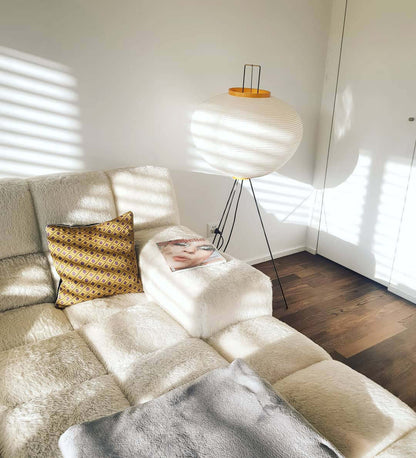 Lampadaire en Papier de Riz - Élégance Minimaliste pour Salon et Chambre