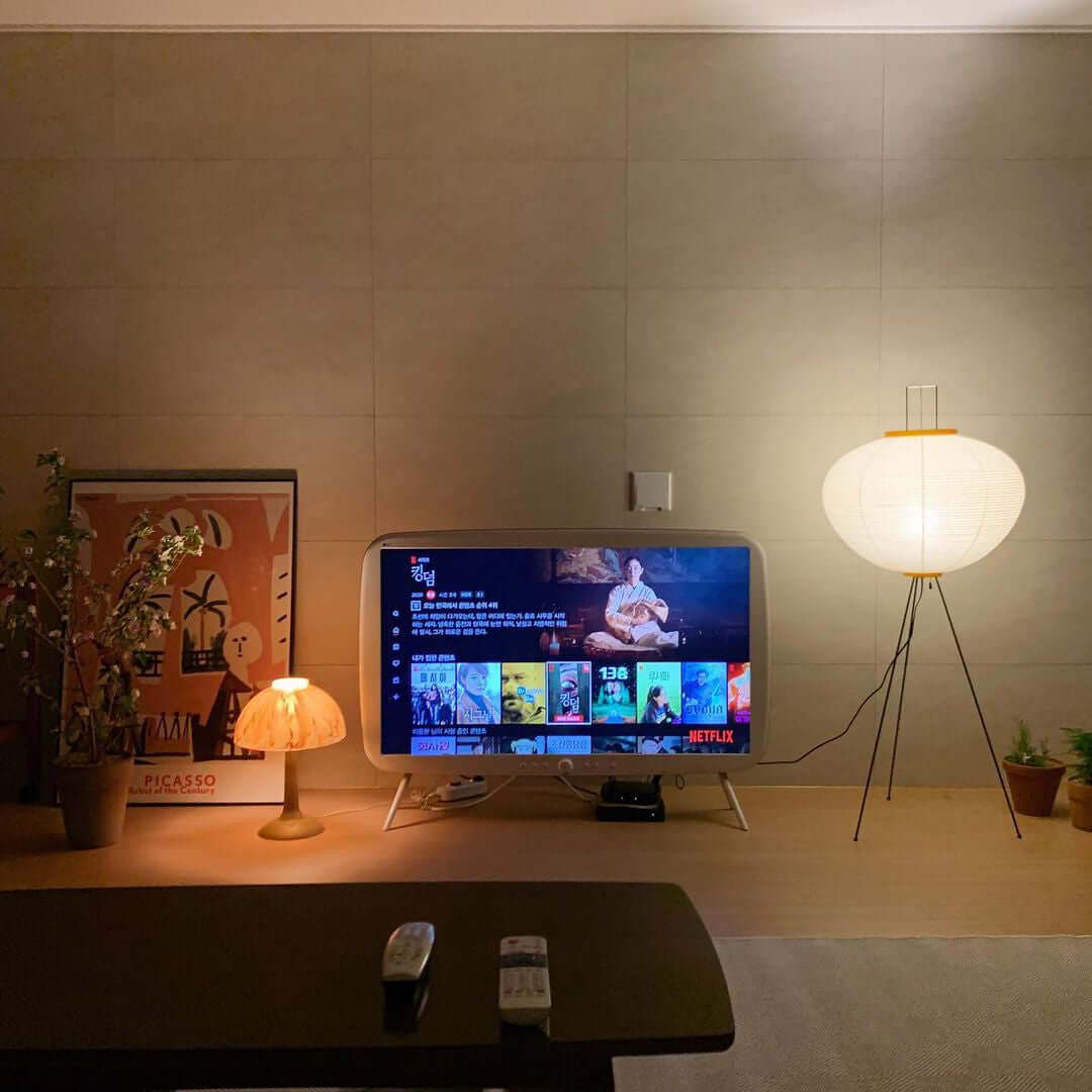 Lampadaire en Papier de Riz - Élégance Minimaliste pour Salon et Chambre