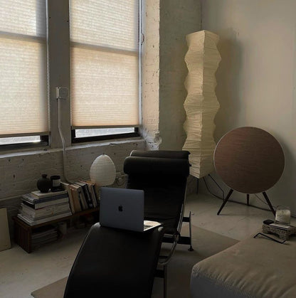 Lampadaire en Papier de Riz - Élégance Minimaliste pour Salon et Chambre