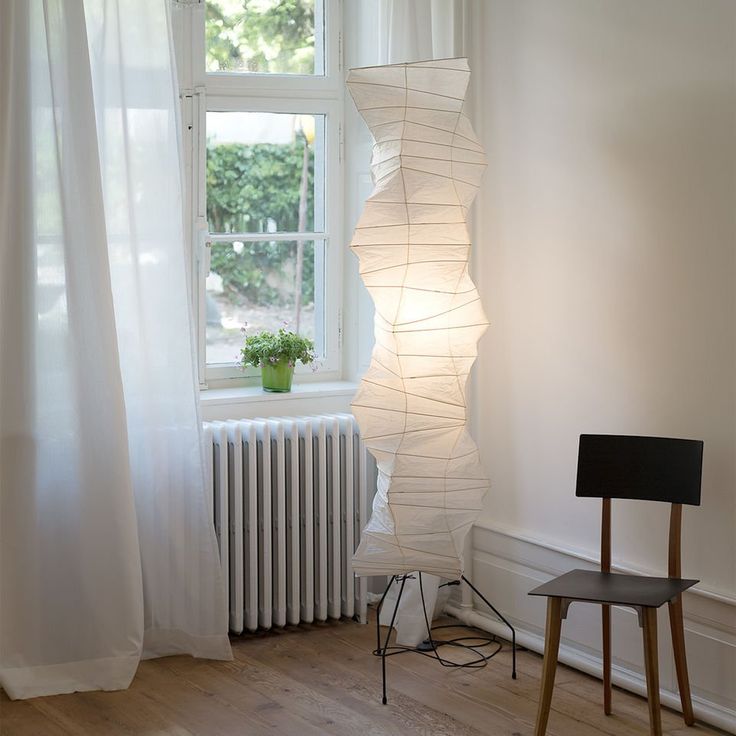 Lampadaire en Papier de Riz - Élégance Minimaliste pour Salon et Chambre