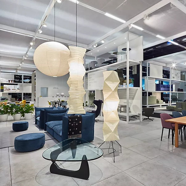 Lampadaire en Papier de Riz - Élégance Minimaliste pour Salon et Chambre
